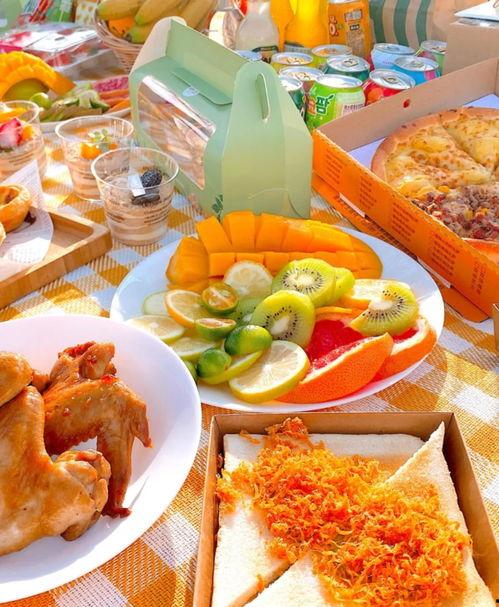 明星网红野餐是谁,一场时尚与美食的跨界狂欢